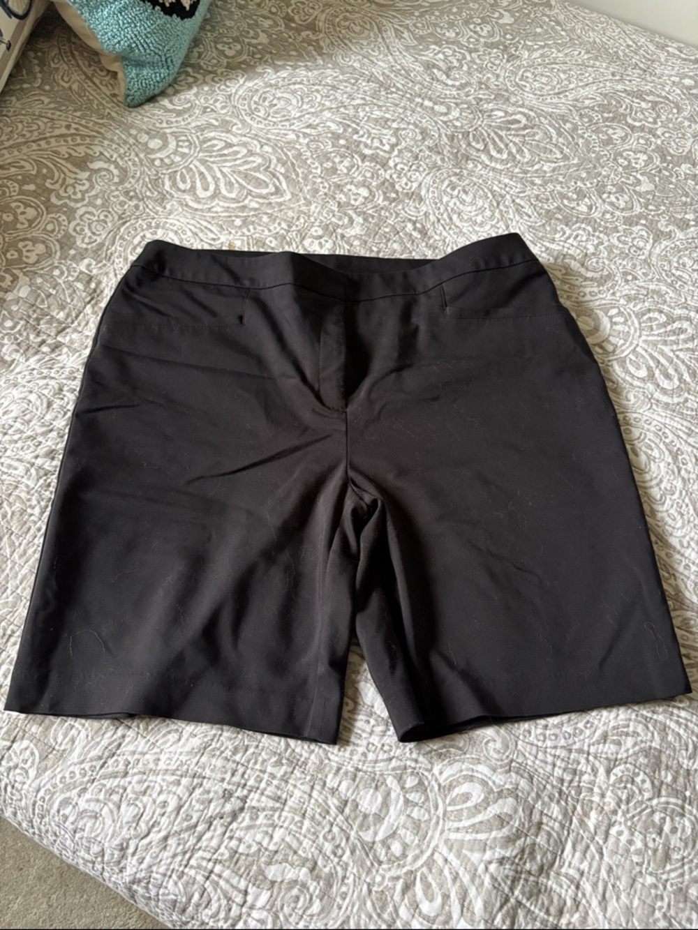 Chico's Black Bermuda Shorts